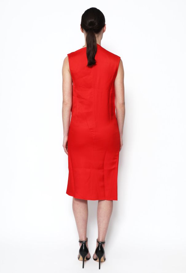 Céline Spring 2014 Scarlet Shift Dress - 4