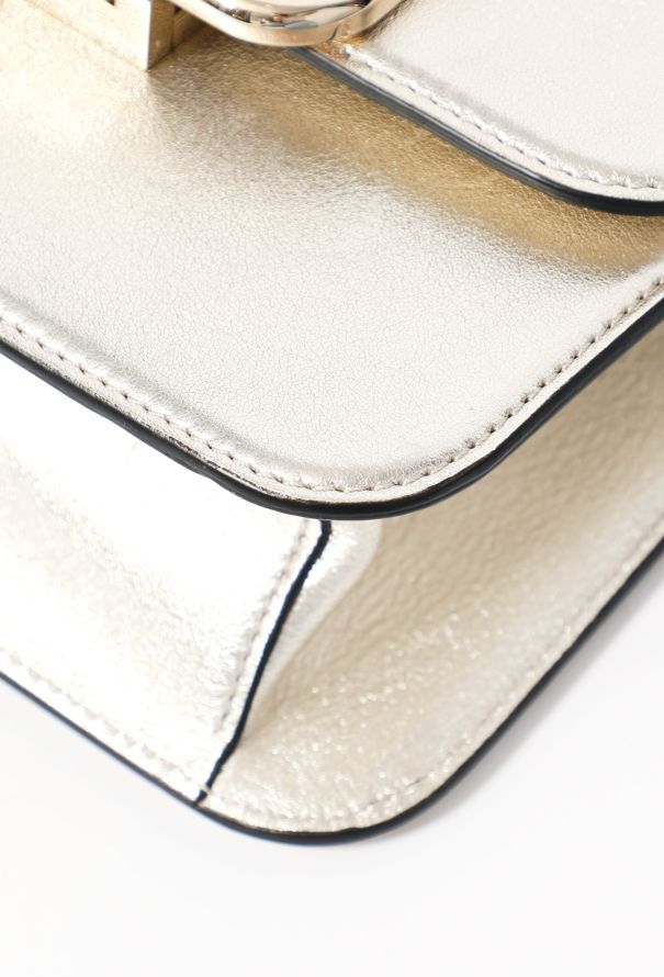 Valentino Metallic V-Sling Mini Bag - 6
