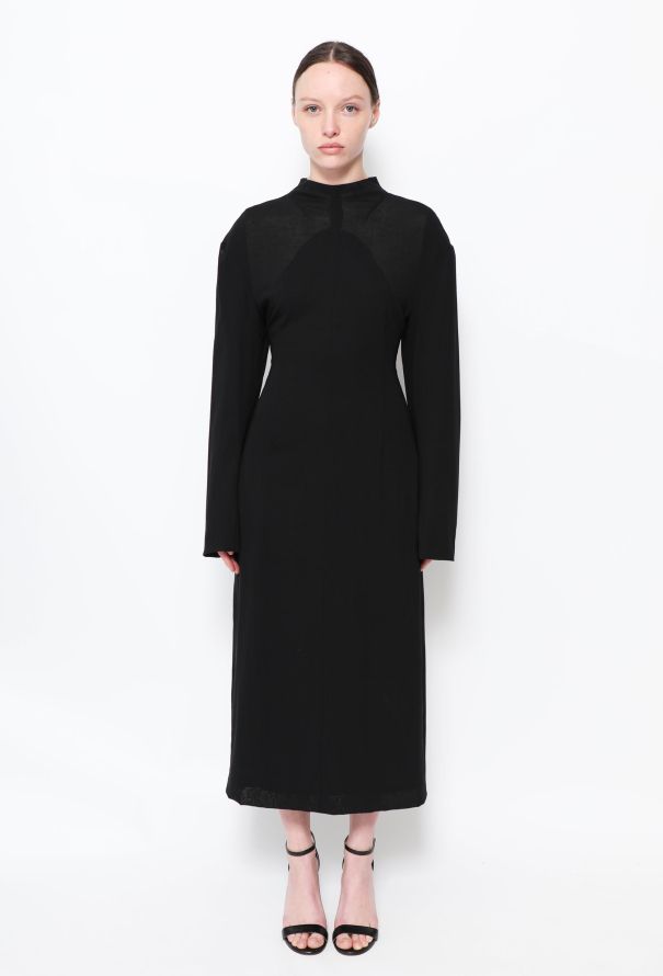 Céline F/W 2017 Flared Crêpe Dress - 1