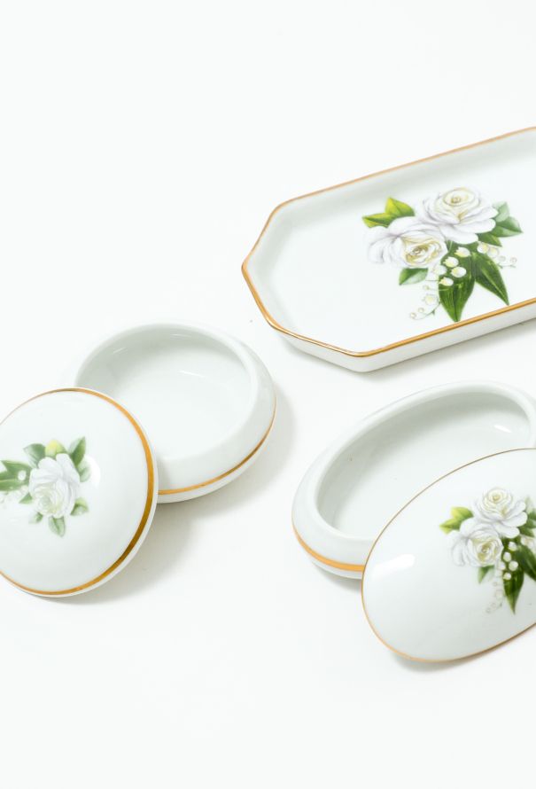 Dior '90s 3-piece Limoges Vanity Set - 2