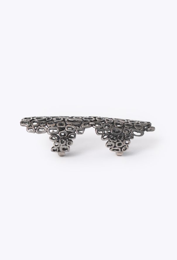 Alexander Wang x Gaia Repossi  Silver Twin Ring - 5