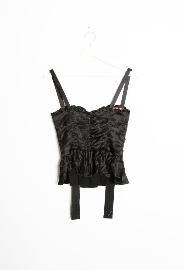 Dolce & Gabbana Ruched Silk Bustier - 5
