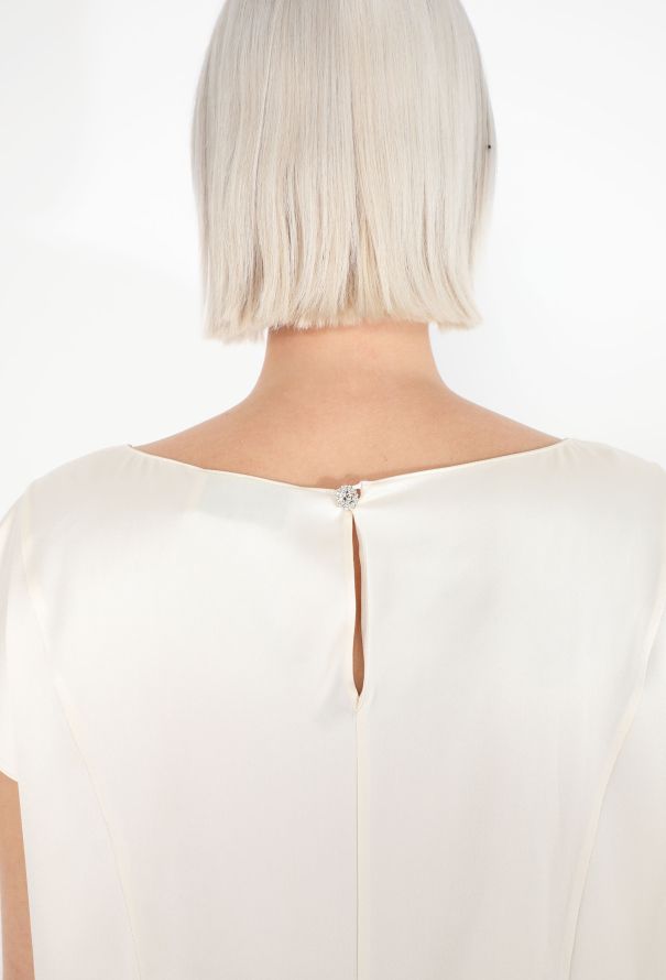 Chanel Silk Charmeuse Blouse - 4