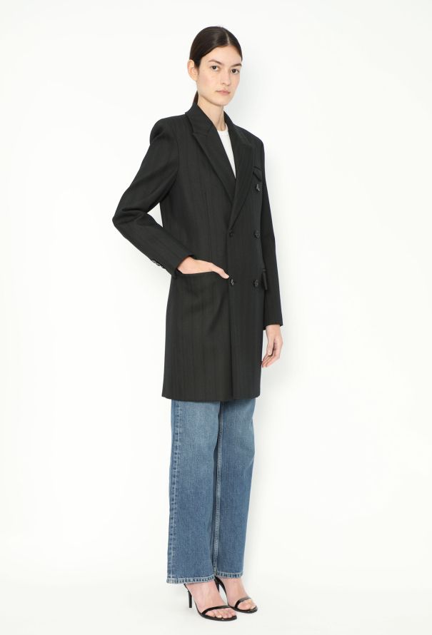 Bottega Veneta Pre-Fall 2021 Tailored Chevron Coat - 5