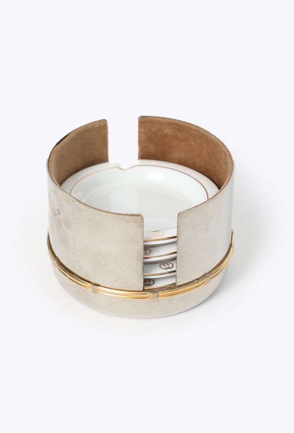 Gucci '70s Porcelain 4-piece Ashtray Set - 2