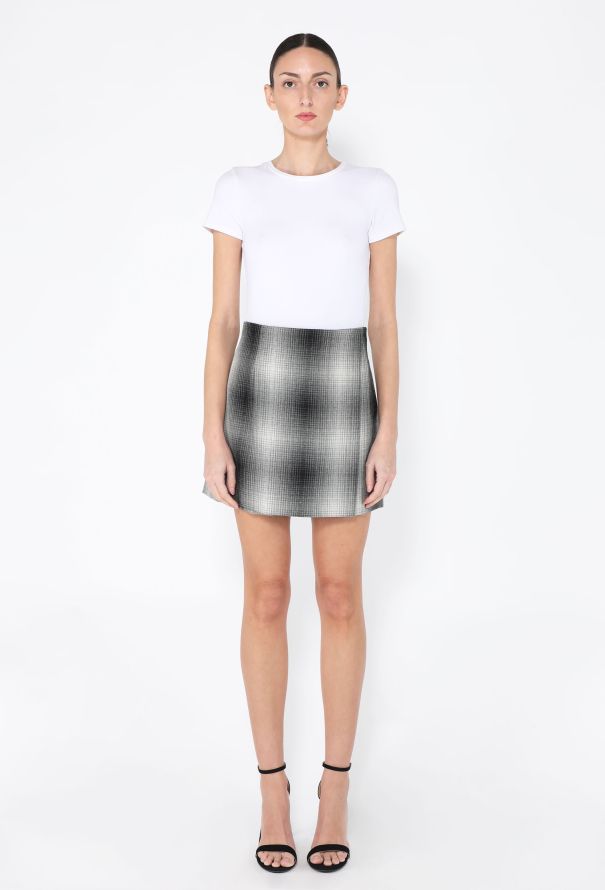 Dior F/W 2020 Plaid Overlay Miniskirt - 4