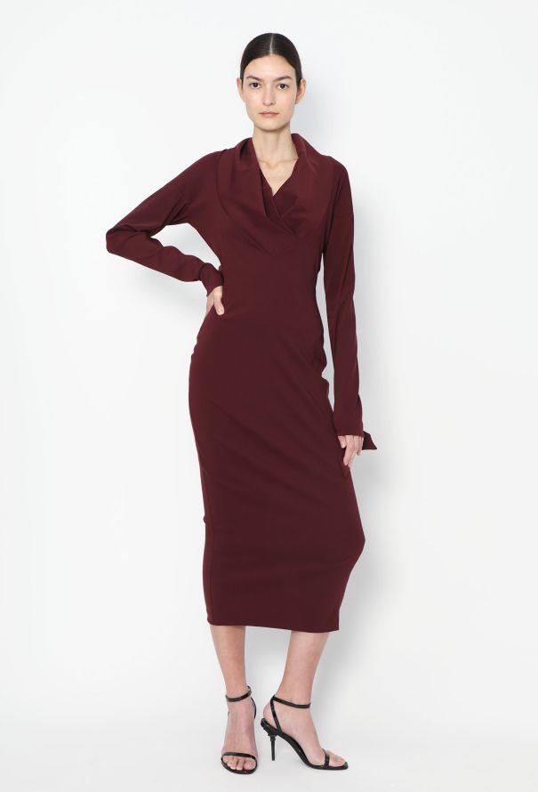 Romeo Gigli COLLECTOR '80s Cowl-Neck Dress - 3