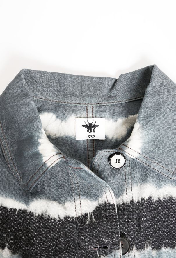 Dior S/S 2021 Tie Dye Denim Overshirt - 7