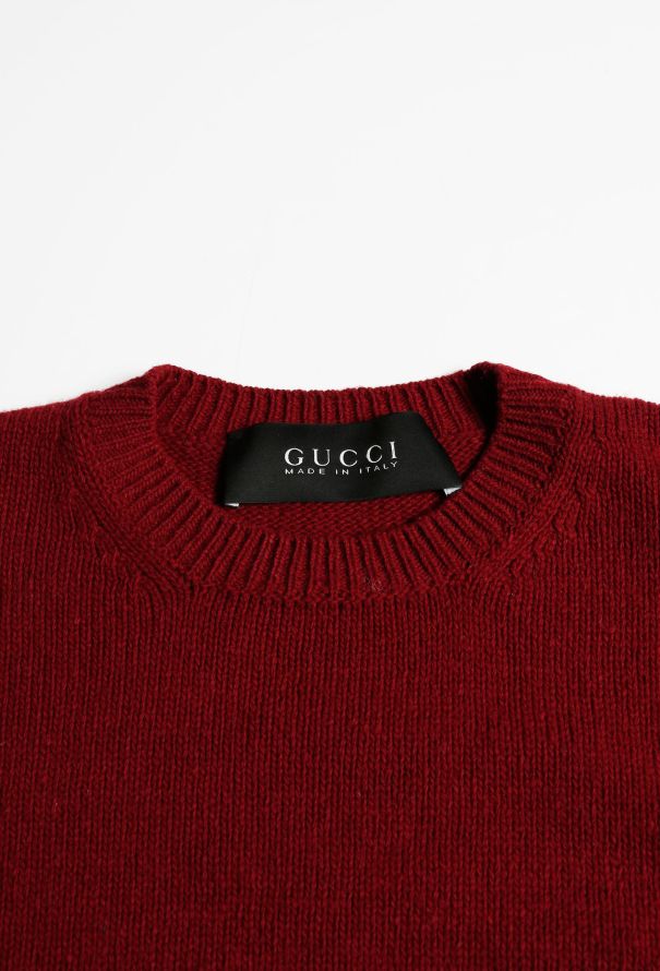 Gucci Wool Bee Pin Sweater - 4