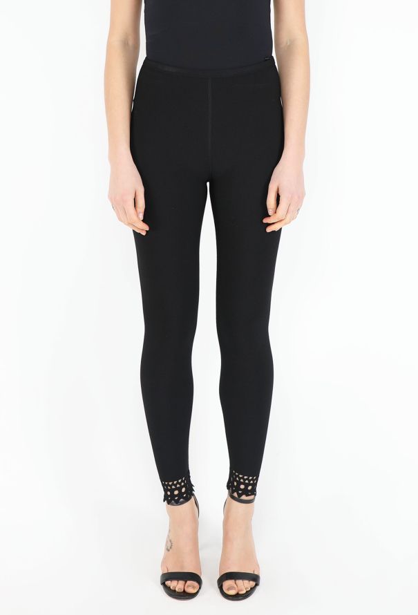 Alaïa 2016 Re-Edition '92 Laser-Cut Leggings - 2