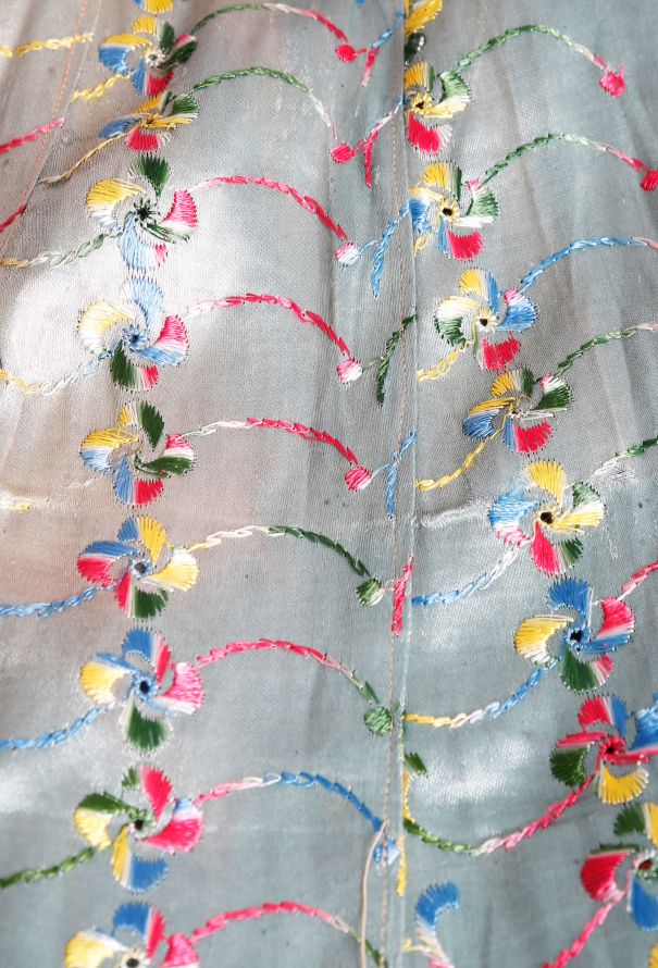 World Treasures Vintage Floral Embroidered Skirt - 6