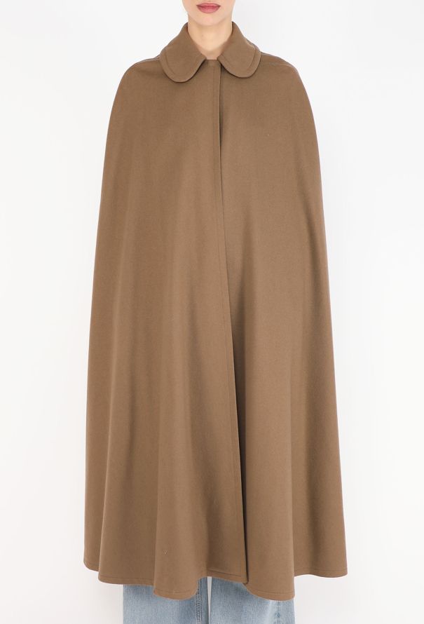 Saint Laurent Felted Flared Cape, 1970 - 4