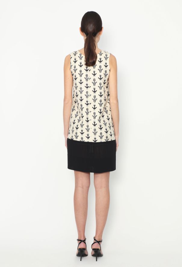 Balenciaga 2011 Anchor Printed Dress - 5