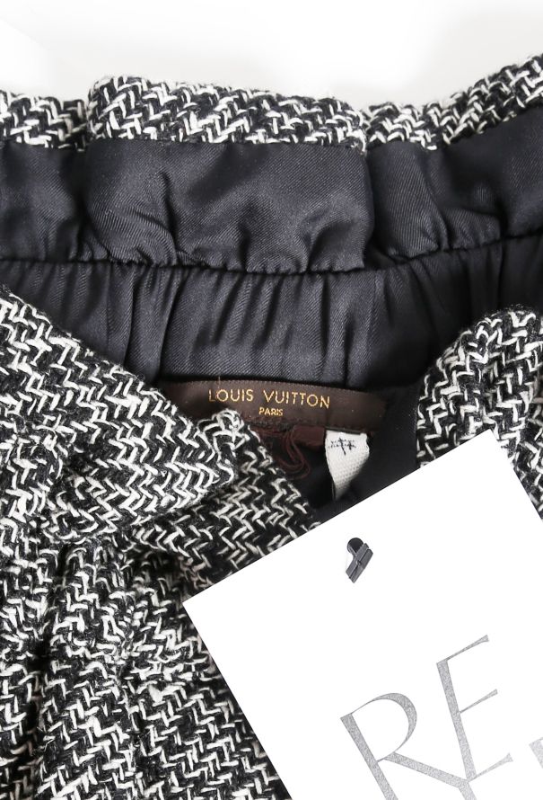 Louis Vuitton Frayed Tweed Skirt - 4