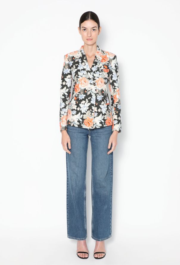 Céline Resort 2012 Floral Piqué Blazer - 3