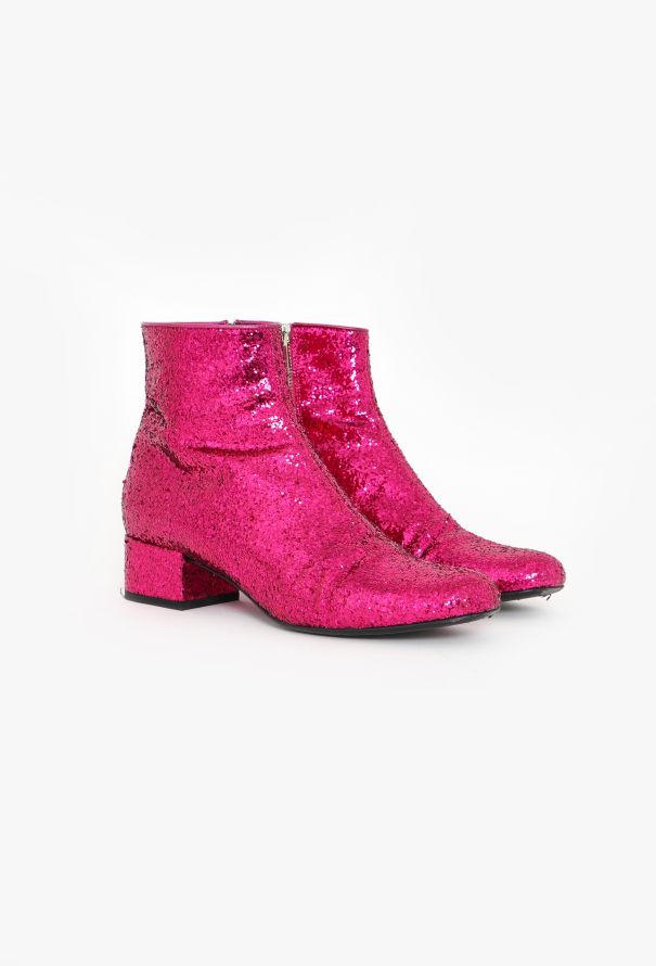 Saint Laurent F/W 2014 Glitter Ankle Boots - 4