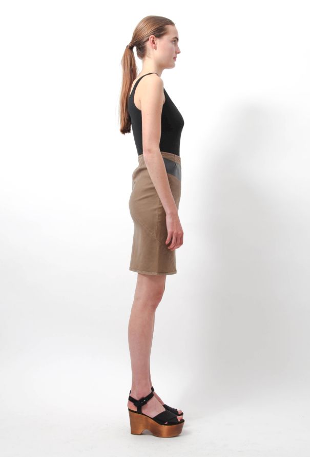 Helmut Lang 90's A-line Skirt - 2