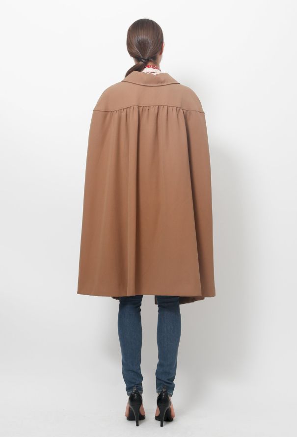 Camel Flared Cape - 7