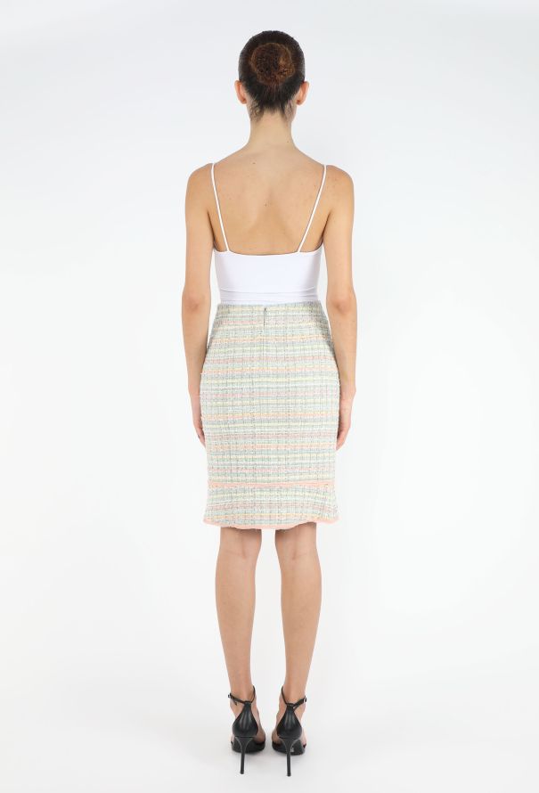 Chanel ICONIC S/S 2005 Pastel Silk Tweed Ensemble - 7