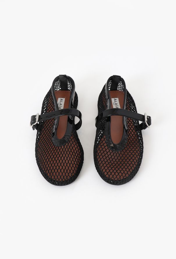 Alaïa 2023 Netted Ballerina Flats - 2