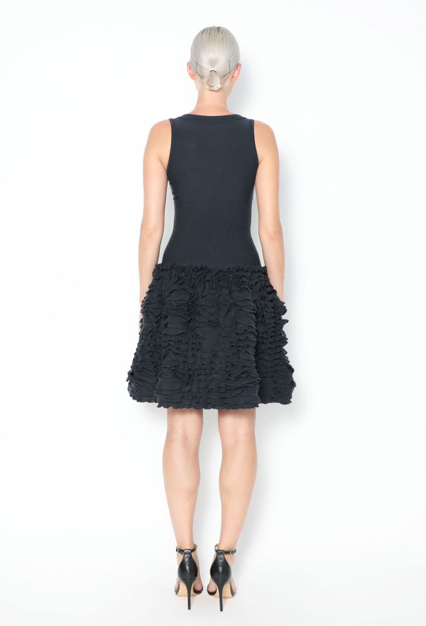 Alaïa Tiered Bodycon Skater Dress - 4