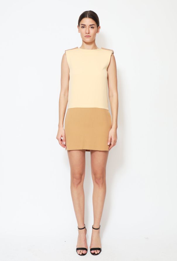 Céline Pre-Fall 2010 Tonal Silk Dress - 3