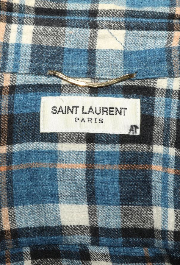 Saint Laurent S/S 2016 Flannel Shirt - 6