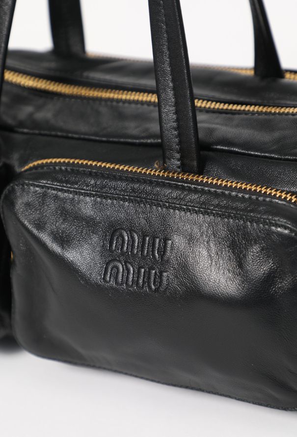 Miu Miu 2023 Nappa Leather Pocket Bag - 13