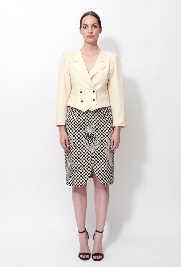Emanuel Ungaro Vintage Polka Dot Dress Ensemble - 2