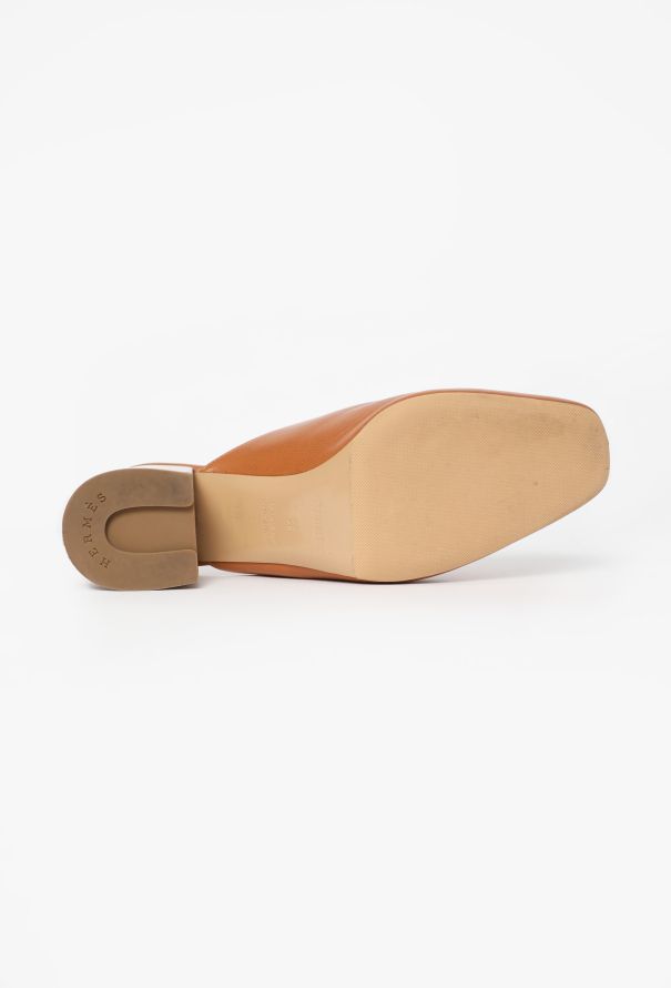 Hermès Gisele 60 Leather Mules, 2022 - 5