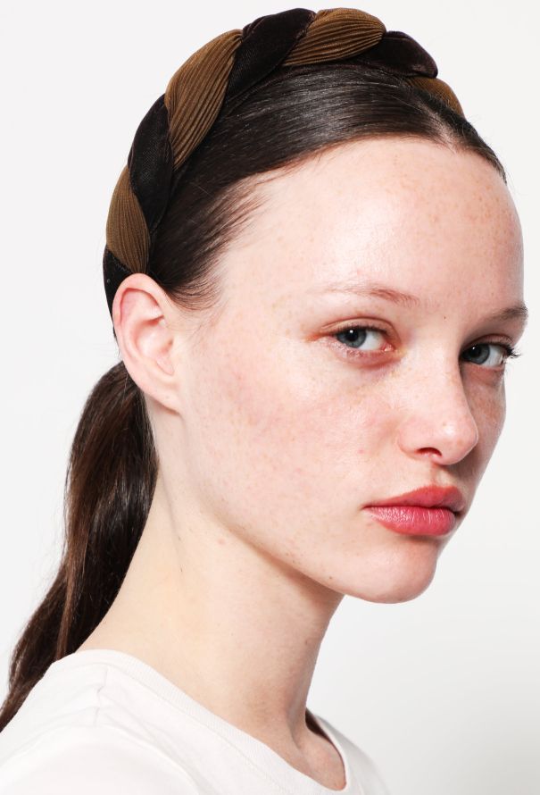 Exquisite Vintage Alexandre de Paris Velvet Pleated Headband - 1
