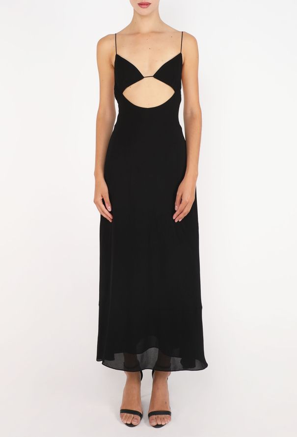 Saint Laurent Open-Back Cut-Out Dress, Resort 2022 - 3