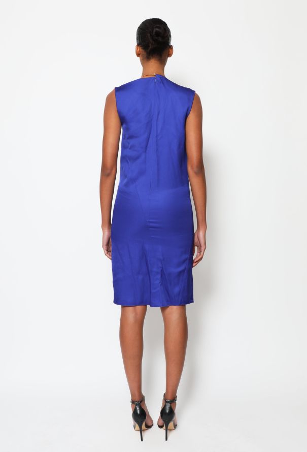 Céline Spring 2014 Indigo Shift Dress - 5
