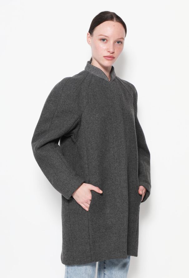 Balenciaga 2008 Woven Scuba Coat - 1