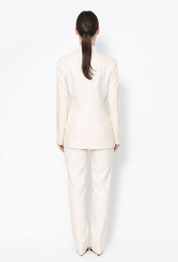 Gianni Versace '80s Embellished Silk Suit - 6