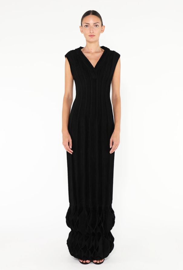 Alaïa 2013 Scalloped Honeycomb Gown - 3