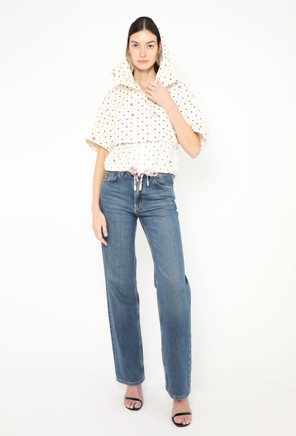 Fendi 2021 Denim Valentine Bomber Jacket - 2