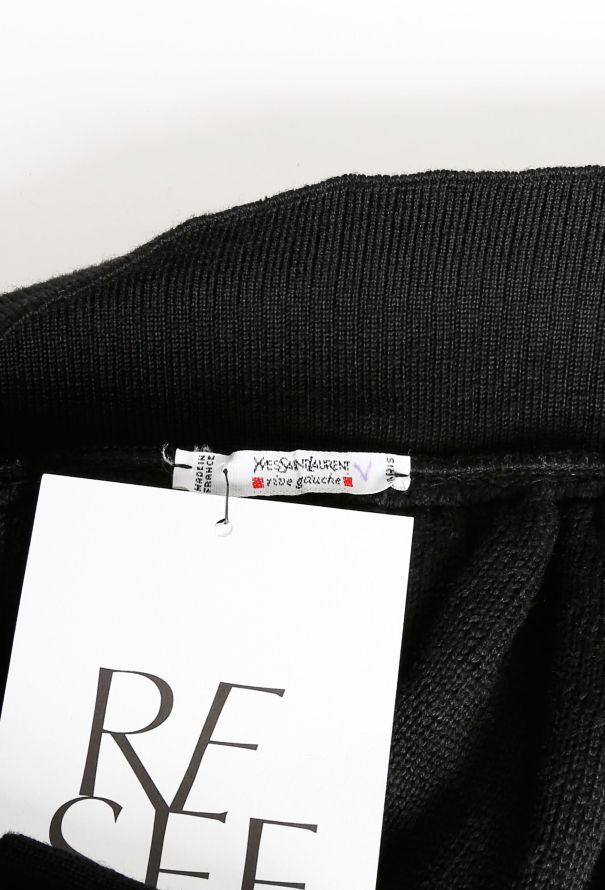 Saint Laurent 90s Rive Gauche Knit Skirt - 5