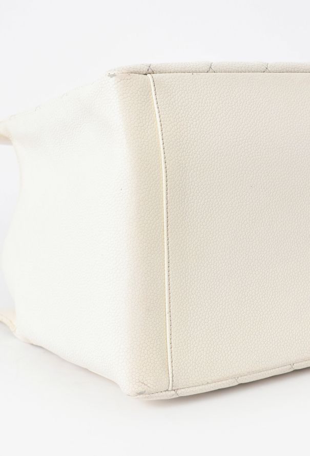 Chanel '90s Caviar Shopping Tote Bag - 8