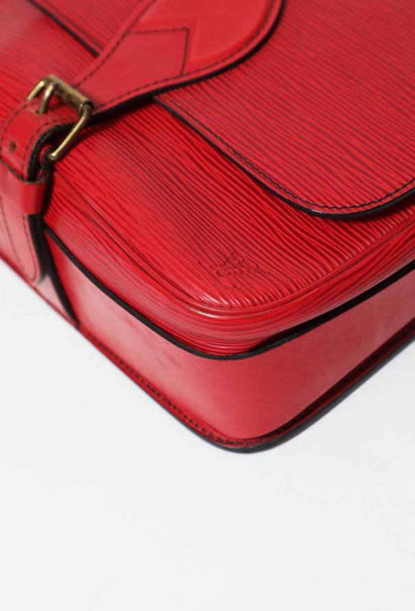 Louis Vuitton Red Epi Cartouchiere Bag - 7