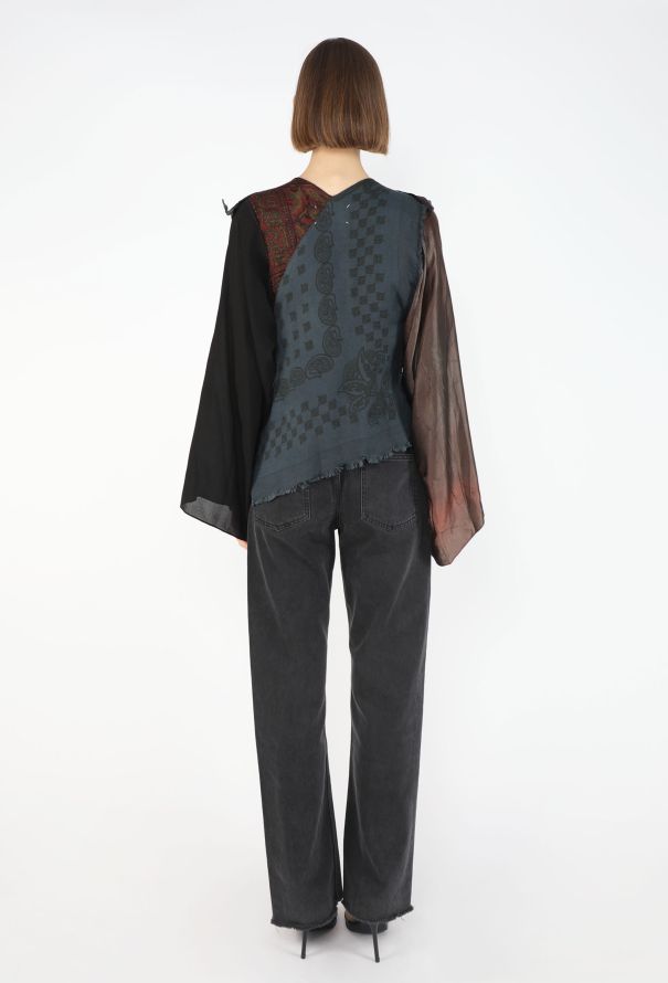 Maison Margiela Artisanal Upycled Foulard Top, S/S 1992 - 5