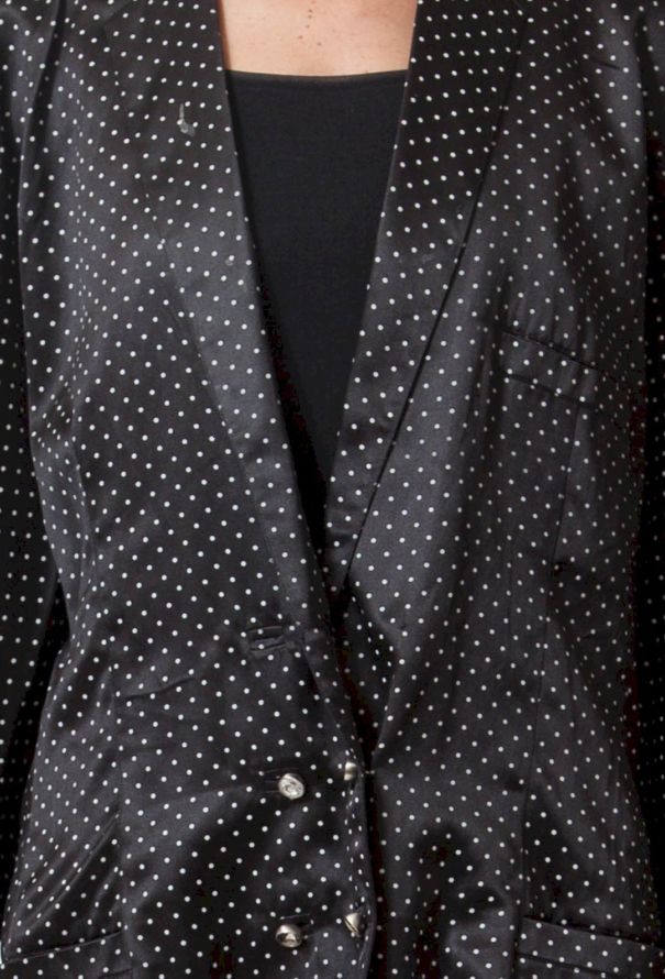 Gianni Versace 80's Polka Dot Blazer - 4