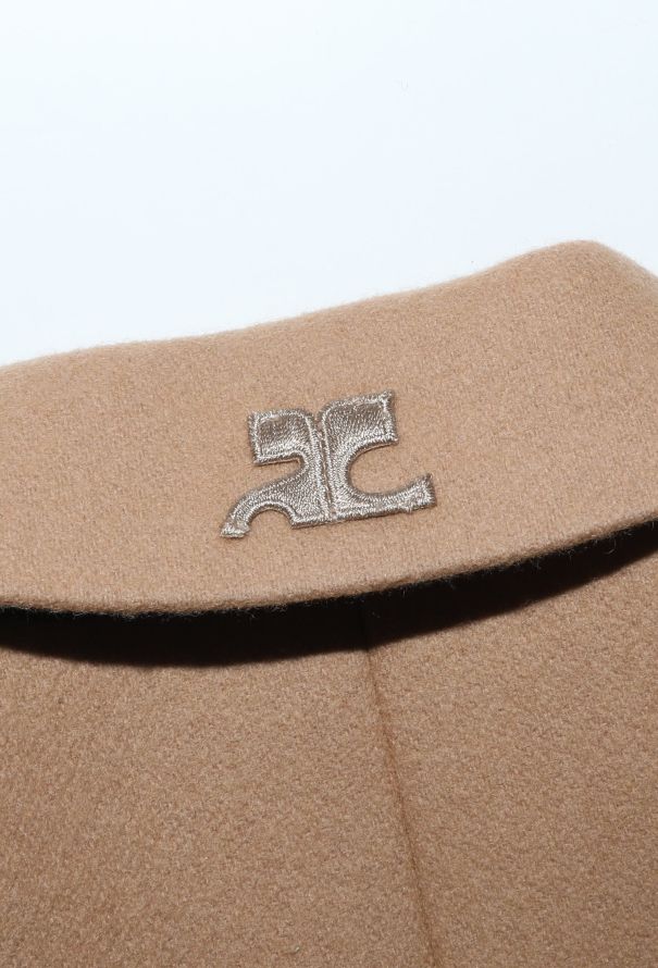 Courrèges 2022 Classic Tailored Wool Coat - 7