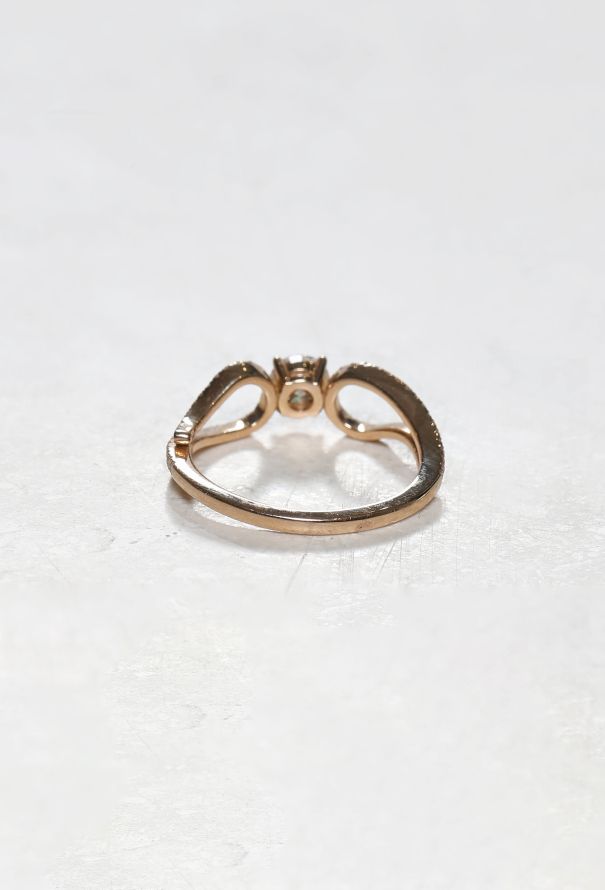 Mellerio 18k Pink Gold & Diamond Ring - 4