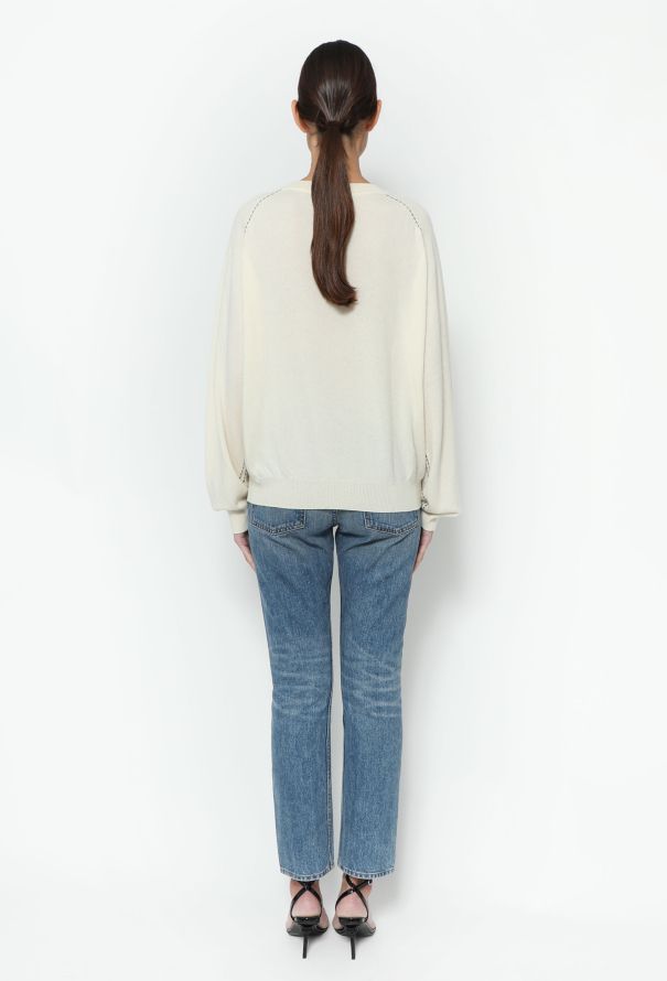 Hermès Stitched Cashmere Sweater - 3