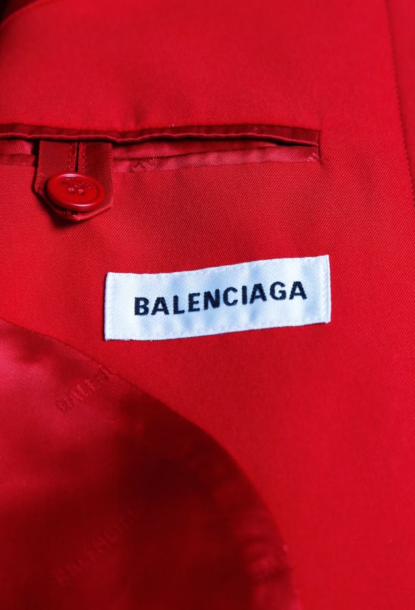 Balenciaga 2018 Scarlet Crêpe Ensemble - 6