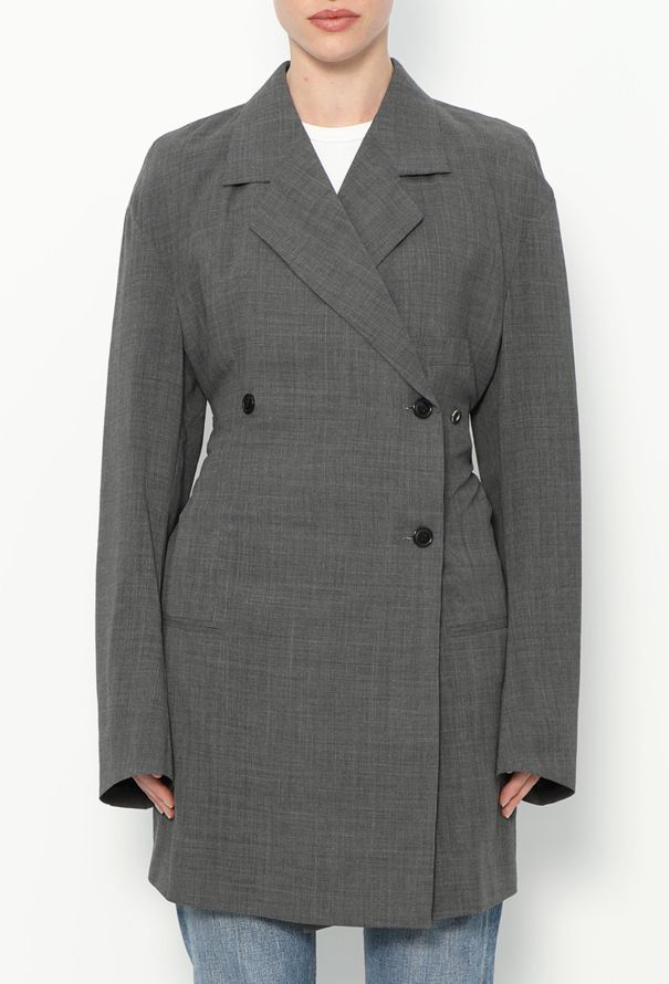 Céline F/W 2017 Belted Crêpe Blazer - 4