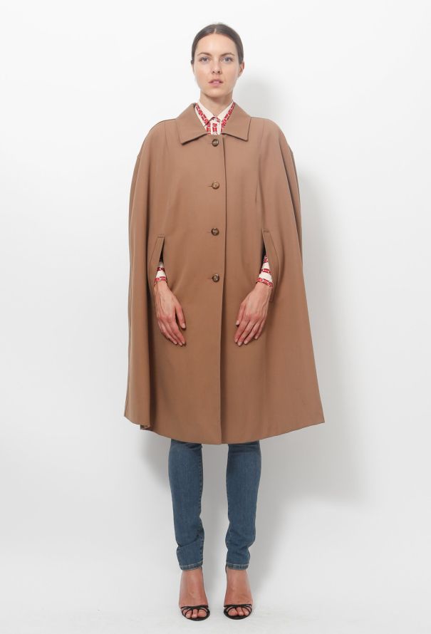 Camel Flared Cape - 2