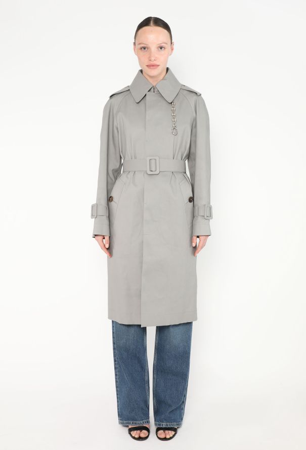 Balenciaga Belted Mackintosh Trench Coat - 5