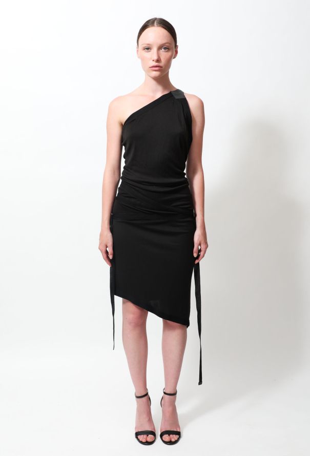 Alexander McQueen 2002 One Shoulder Bondage Dress - 1